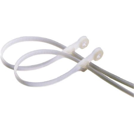 Vortex Cable Tie, 8 in L, Natural, Nylon 6/6, 50 lb Strength VO3871689